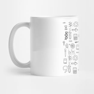 i love science funny nerd Mug